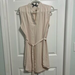 Ali & Kris Cream Top with Black Bow